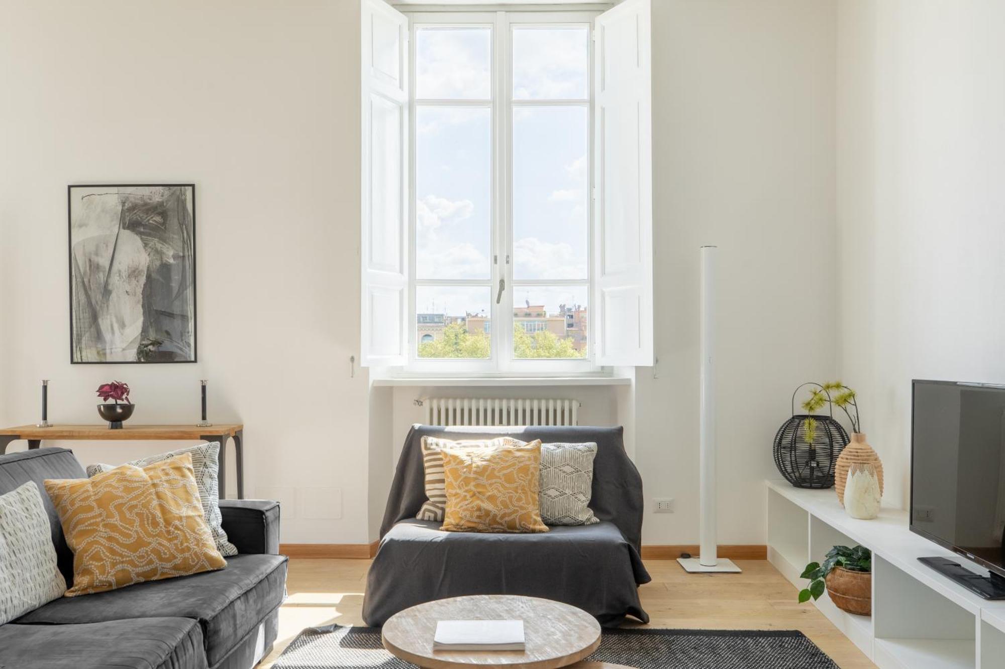 Iflat Contemporary Elegant Skyline In Appartamento Roma